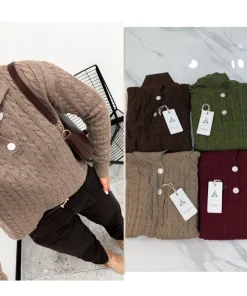 Swetry Damskie,size uni,paczka 6szt,mix kolor