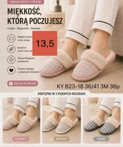 Buty Kapcie DAMSKIE 36-41 36par)