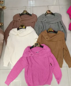 Swetry Damskie,size uni,paczka 10szt,mix kolor