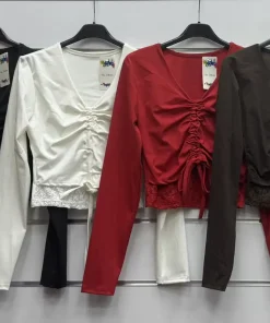 Bluzki Damskie WŁOSKA,Size uni,paczka 6szt, mix kolor