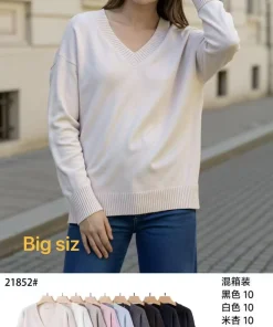 Swetry Damskie WŁOSKA,Size uni,paczka 6szt, mix kolor