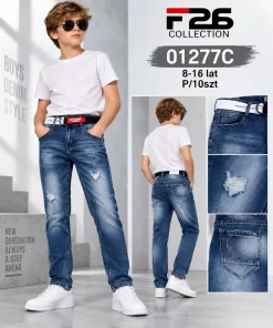 Spodnie JEANSY DZIECIĘCA,size 8-16lat,Paczka 10szt ,1kolor