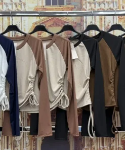Bluzki Damskie WŁOSKA,Size uni,paczka 6szt, mix kolor