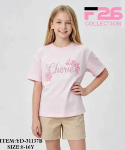 Bluzki DZIECIĘCA,size 8-16lat,paczka 5szt,1kolor