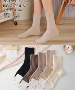 Skarpety Damskie,size 35-42,paczka 40szt,mix kolor