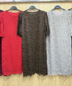 Sukienki Damskie WŁOSKA,Size uni,paczka 6szt, mix kolor