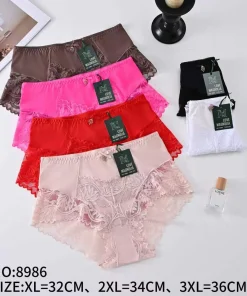 Majtki Damskie,size xl-3xl,paczka 24szt,mix kolor