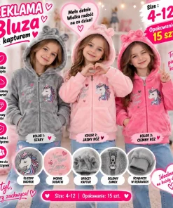 Bluzy DZIECIĘCA,size 4-12lat,Paczka 15szt,mix kolor