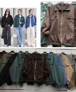 Kurtki Damskie WŁOSKA,Size uni,paczka 6szt, mix kolor