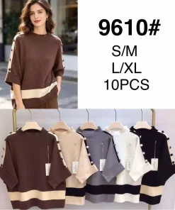 Swetry damskie,size s/m-l/xl,Paczka 10szt,mix kolor