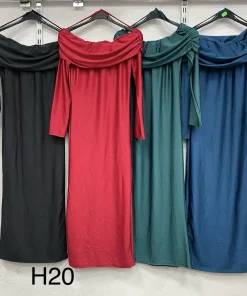 Sukienki Damskie WŁOSKA,Size uni,paczka 6szt, mix kolor