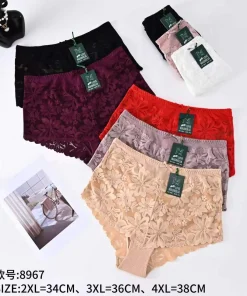 Majtki Damskie, size 2xl-4xl,paczka 24szt,mix kolor