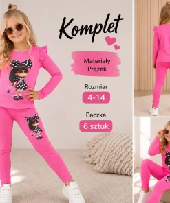 Komplety DZIECIĘCA,size 4-14lat,Paczka 6szt ,1 kolor