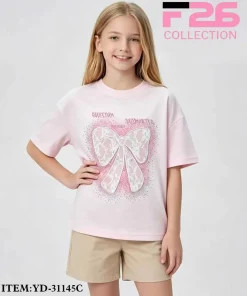 Bluzki DZIECIĘCA,size 3-8lat,paczka 5szt,1kolor
