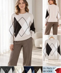 Swetry Damskie,size m-2xl,paczka 8szt,mix kolor