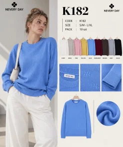 Swetry Damskie ,Size s/m-l/xl,paczka 10szt, mix kolor
