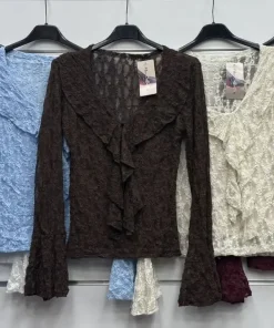 Bluzki Damskie WŁOSKA,Size uni,paczka 6szt, mix kolor