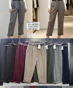 Spodnie Damskie WŁOSKA,Size uni,paczka 6szt, mix kolor