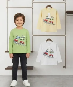 Bluzki DZIECIĘCA,size 1-5lat,Paczka 5szt ,1kolor