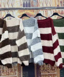 Swetry Damskie WŁOSKA,Size uni,paczka 6szt, mix kolor