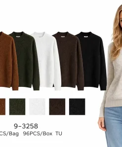 Swetry damskie,size uni,Paczka 12szt,mix kolor