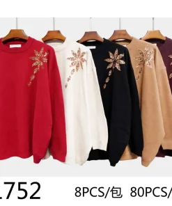 Swetry damskie, size uni,paczka 12szt,mix kolor