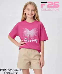 Bluzki DZIECIĘCA,size 4-12lat,paczka 5szt,1kolor