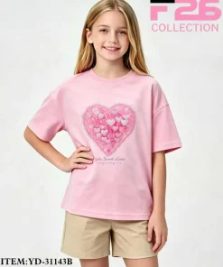 Bluzki DZIECIĘCA,size 4-12lat,paczka 5szt,1kolor