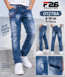Spodnie JEANSY DZIECIĘCA,size 8-16lat,Paczka 10szt ,1kolor