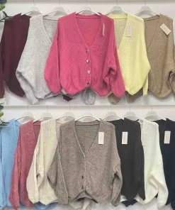 Swetry Damskie WŁOSKA,Size uni,paczka 6szt, mix kolor