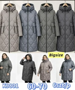 Kurtki damskie ,size 60-70,Paczka 6szt ,1kolor
