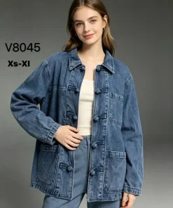 Kurtki Jeansowe Damskie, size xs-xl,paczka 12szt,1kolor