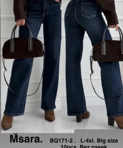 Jeansy Damskie,size l-4xl,Paczka 10szt ,1kolor