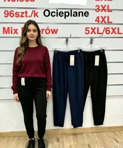 Spodnie Damskie,size 2/3-5/6xl,paczka 12szt,mix kolor