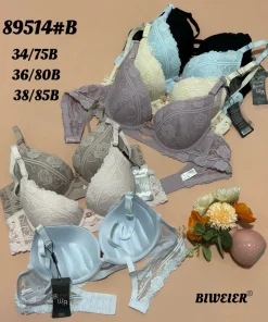 Biustonosz B Damskie,size 34/75-38/85,paczka 6szt,1kolor