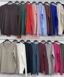 Swetry Damskie WŁOSKA,Size uni,paczka 6szt, mix kolor