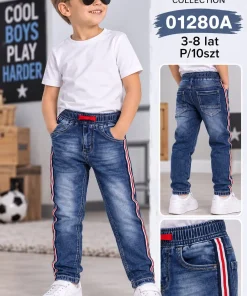 Spodnie JEANSY DZIECIĘCA,size 3-8lat,Paczka 10szt ,1kolor