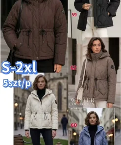 Kurtki damskie ,size s-2xl,Paczka 5szt ,1kolor