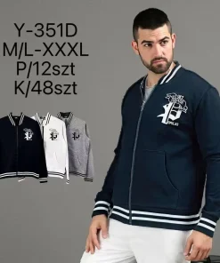 Bluzy MĘSKIE,size m/l-3xl,Paczka 12szt,mix kolor