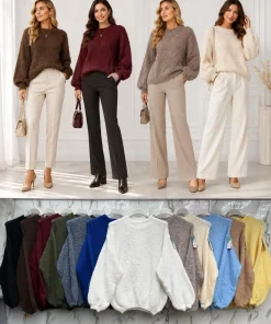 Swetry damskie,size uni,paczka 6szt,mix kolor