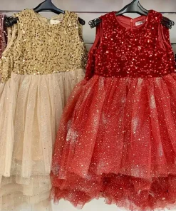 Sukienki DZIECIĘCE,size 4-14lat,Paczka 6szt,1kolor