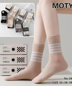 Skarpety Damskie,size 35-42,paczka 40szt,mix kolor