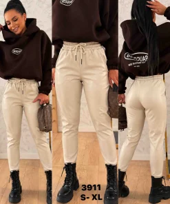 Spodnie skórzane Damskie,size s-xl,paczka 12szt,1kolor