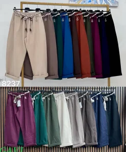 Spodnie Damskie WŁOSKA,Size uni,paczka 6szt, mix kolor