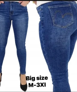 Jeansy Damskie,size m-3xl,Paczka 12szt ,1 kolor