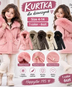 Kurtki DZIECIĘCA,size 4-14lat,Paczka 6szt, 1kolor