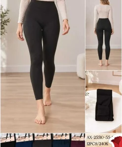 Leginsy Damskie,size uni,paczka 12szt,mix kolor