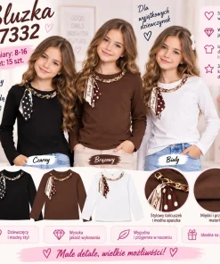 Bluzki DZIECIĘCA,size 8-16lat,Paczka 15szt ,mix kolor