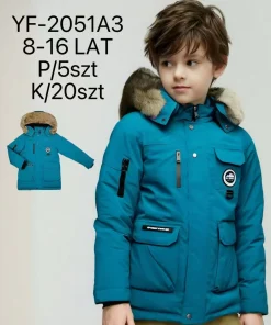 Kurtki DZIECIĘCA,size 8-16lat,Paczka 5szt ,1kolor
