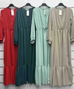 Sukienki Damskie WŁOSKA,Size uni,paczka 6szt, mix kolor